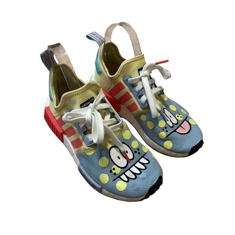 Adidas NMD R1 Kevin Lyons Shoes MultiColored Yellow Bright Coral Men Size 5 W6.5